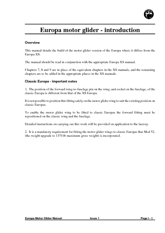 Motor Glider Manual(2)
