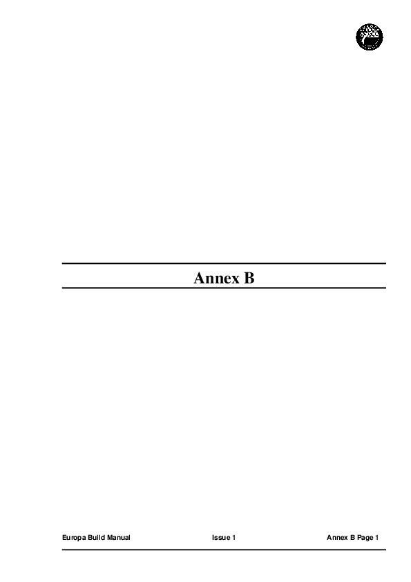 CBM - ANNEX B