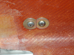 Port bracket, front side of firewall.
