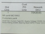 Cooling/demist fan 5.