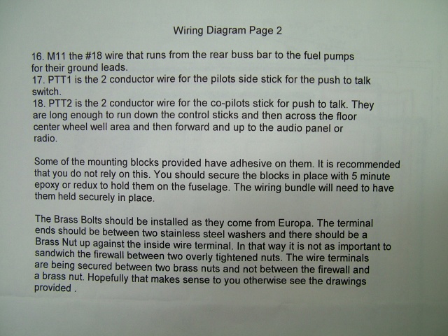 Pre-made harness 10.