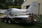 Tri gear with wings under fuse Bob.