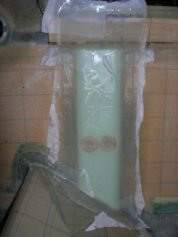 Front Starboard fuse stiffening for lift socket 11.